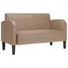vidaXL Dvosjed Cappuccino 110 cm umjetna koža