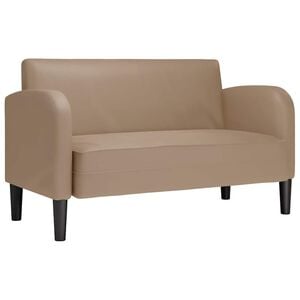 vidaXL Dvosjed Cappuccino 110 cm umjetna koža