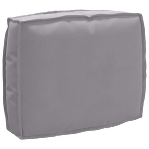 vidaXL Jastuk Siva 50 x 40 x 12 cm Oxford tkanina