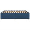 vidaXL Okvir za krevet bez madraca plavi 140 x 190 cm od tkanine