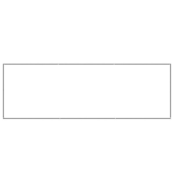 vidaXL Kavez za pse srebrni 3 m² čelični