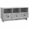 vidaXL TV ormar Betonska siva 102 x 34,5 x 50 cm Konstruirano drvo