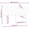 vidaXL Uzglavlje za krevet boja meda 159,5x3x80,5 cm masivna borovina