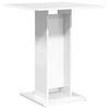 vidaXL Bistro stol sjajni bijeli 60 x 60 x 75 cm od konstruiranog drva