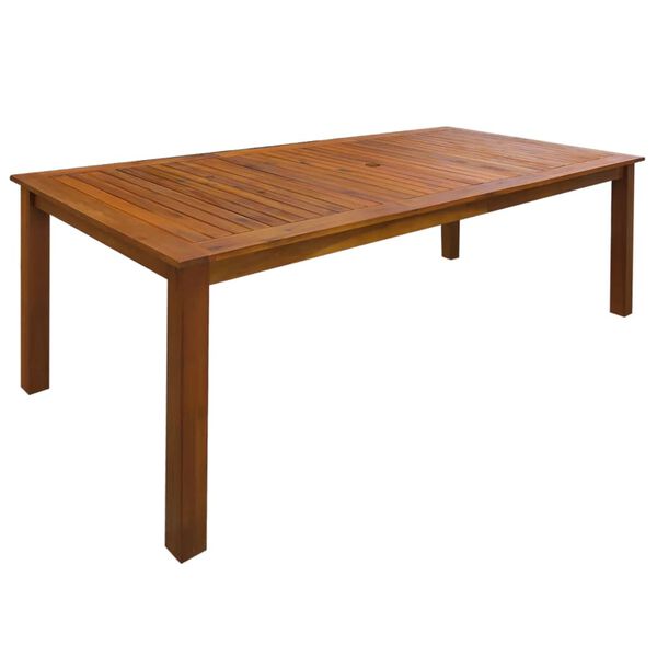 vidaXL 9-dijelni vrtni blagovaonski set od masivnog bagremovog drva