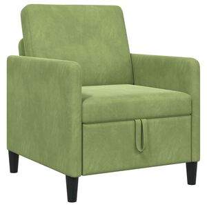 vidaXL Sofa s pohranom Svijetlo zelena 72 x 78 x 87 cm Poliester