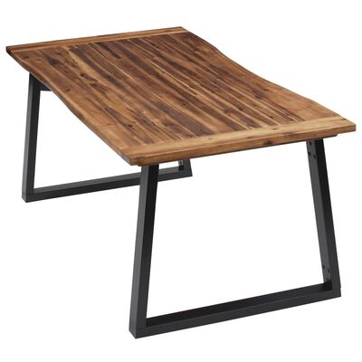 vidaXL Blagovaonski stol od masivnog bagremovog drva 180 x 90 cm