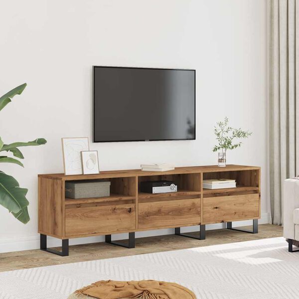 vidaXL TV ormarić Artisan hrast 150x30x44,5 cm izrađeno drvo