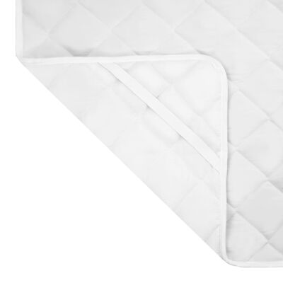 vidaXL Zaštitni prekrivač za madrac bijeli 120 x 200 cm teški