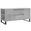 vidaXL Stolić za kavu boja betona 102x44,5x50 cm od konstruiranog drva
