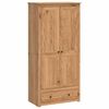 vidaXL Ormarić PANAMA Med 88,5 x 50 x 185 cm Masivna borovina