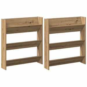 vidaXL Ormar za cipele 2 kom. 85 x 18 x 90 cm Konstruirano drvo