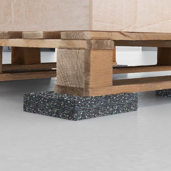 vidaXL Gumeni valjak Crna Guma