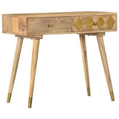 vidaXL Konzolni stol od masivnog drva manga 89 x 44 x 75 cm