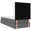 vidaXL Krevet s madracem i skladi&scaron;tem Tamno siva 90 x 200 cm Poliester