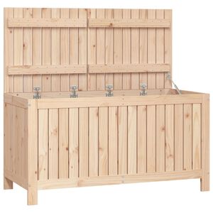 vidaXL Vrtna kutija za pohranu 121x55x64 cm od masivne borovine