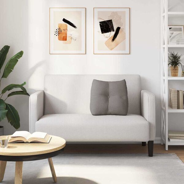 vidaXL Jastuk za leđa Sivo-smeđa 45 x 24 x 50 cm tkanina