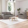 vidaXL Sofa 120cm 2 pcs Sivo-smeđa Metal