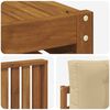 vidaXL Set vanjskih sofa s jastukom 5 pcs Prirodna i bež