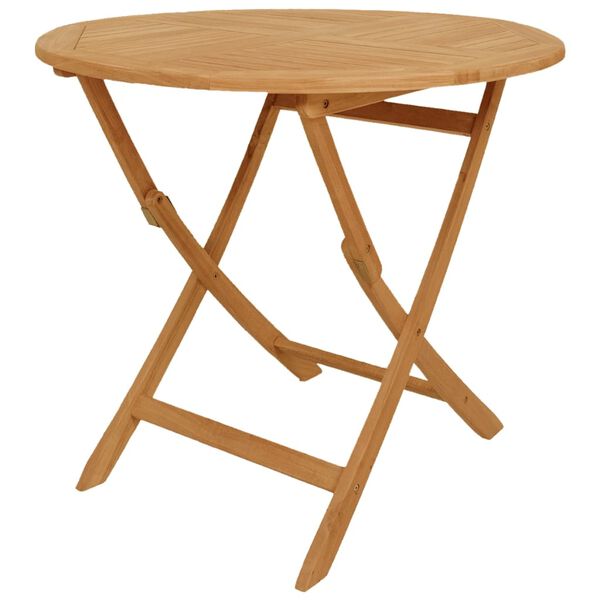 vidaXL 5-dijelni vrtni blagovaonski set od masivne tikovine