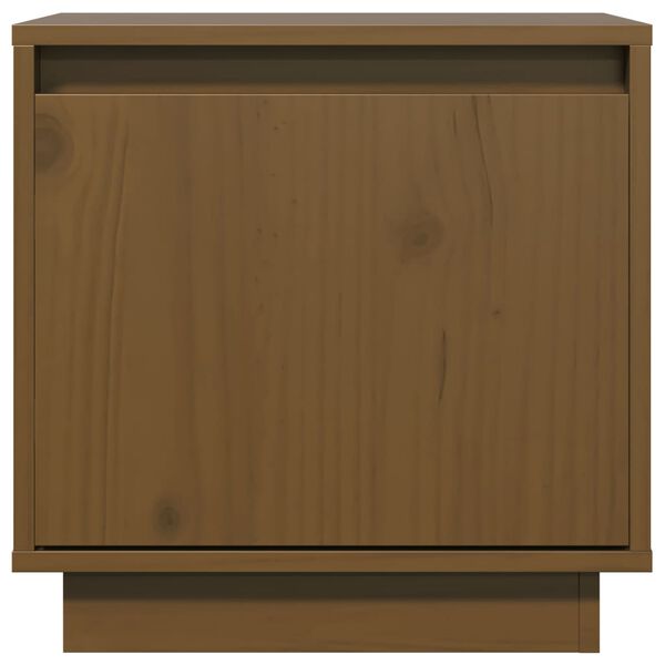 vidaXL Noćni ormarići 2 kom boja meda 40x30x40 cm od masivne borovine