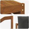 vidaXL Set vanjskih sofa 8 pcs Prirodna i antracit Čvrsto drvo akacije