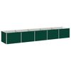 vidaXL Povi&scaron;eni vrtni krevet Zelena 400 x 80 x 55 cm