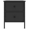 vidaXL Noćni ormarići 2 kom crni 40 x 42 x 50 cm od konstruiranog drva