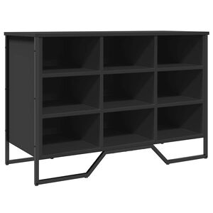 vidaXL Ormarić za cipele crni 90x38x61,5 cm od konstruiranog drva