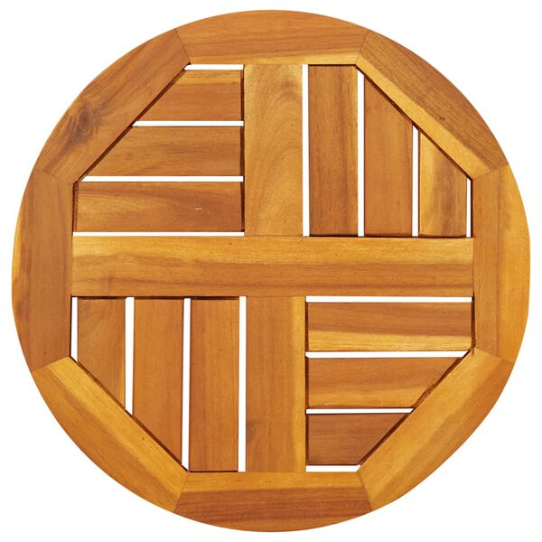 vidaXL Stolna ploča &Oslash; 40 x 2 cm okrugla od masivnog bagremovog drva