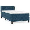 vidaXL Box spring krevet s madracem tamnoplavi 80 x 200 cm bar&scaron;unasti