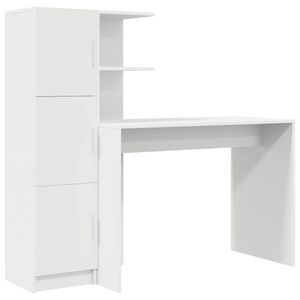 vidaXL Stol Bijelo 133.5 x 50 x 124 cm 2 kom.