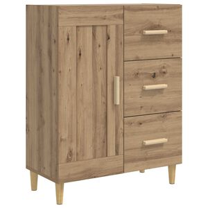 vidaXL Kreveta Hrast artisan 69,5 x 34 x 90 cm Konstruirano drvo