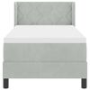 vidaXL Krevet s opruga kutije Svijetlo siva 200 x 80 cm Bar&scaron;un