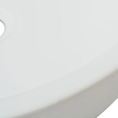 vidaXL Umivaonik Okrugli Keramički Bijeli 42x12 cm