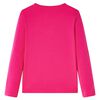 Dječja majica dugih rukava jarkoružičasta 128