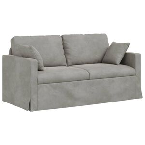 vidaXL Sofa Svijetlo siva 158 x 78 x 80 cm Bar&scaron;un