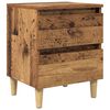 vidaXL Ormarić za krevet Staro drvo 40 x 35 x 50 cm Konstruirano drvo