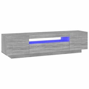 vidaXL TV ormarić s LED svjetlima boja hrasta sonome 160 x 35 x 40 cm