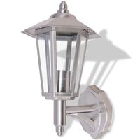 vidaXL Vanjska zidna svjetiljka od nehrđajućeg čelika