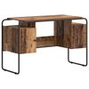 vidaXL Stol s pohranom Drvo hrasta 120 x 50,5 x 75,5 cm