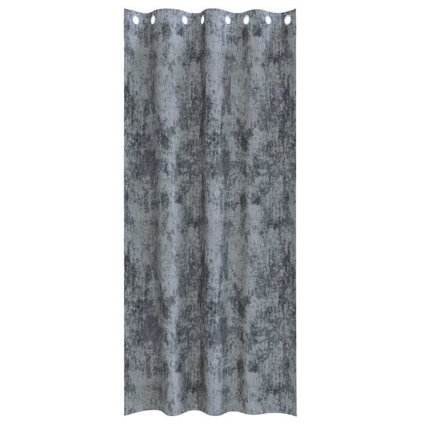 vidaXL Baršunaste zavjese 2 pcs Srebrno Siva 225 x 140 cm Baršun
