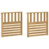vidaXL Modul naslona za ruke 2 pcs Bijela 60 x 6 x 61 cm