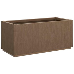 vidaXL Kutija za cvijeće u vrtu Smeđa 80 x 36 x 35 cm PP