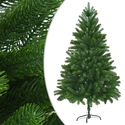 vidaXL Umjetno božićno drvce s realističnim iglicama 210 cm zeleno