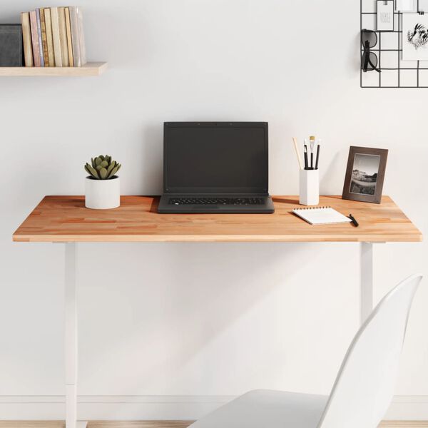 vidaXL Stolna ploča 100x60x1,5 cm pravokutna od masivne bukovine