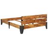 vidaXL Okvir za krevet od masivnog bagremovog drva bru&scaron;eni 160x200 cm