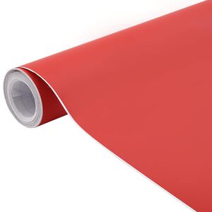 vidaXL Folije za automobil 2 kom mat crvene 100 x 150 cm + 50 x 150 cm