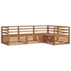 vidaXL Set vanjskih sofa 4 pcs Prirodna