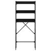 vidaXL Polica za perilicu rublja s policom Crni 0ak 67 x 25 x 163 cm
